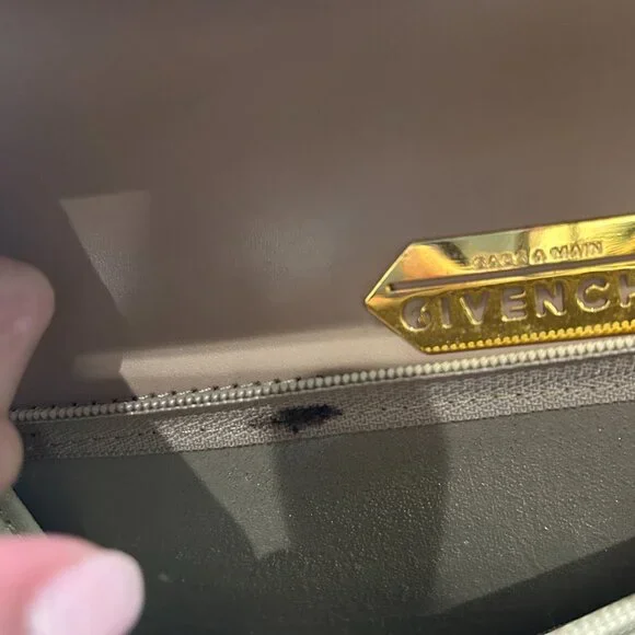 【6MK】Givenchy Beige Leather Handbag sku#85257 (gently used) - Picture 14 of 16